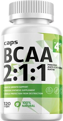 4Me Nutrition BCAA 211, 120 капс.